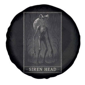 Siren Head Spare Tire Cover Tarot Card Horror American Cryptid TS10 Print Your Wear