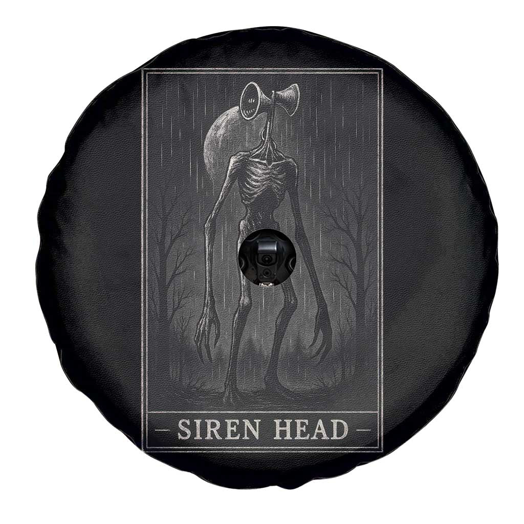 Siren Head Spare Tire Cover Tarot Card Horror American Cryptid TS10 Print Your Wear