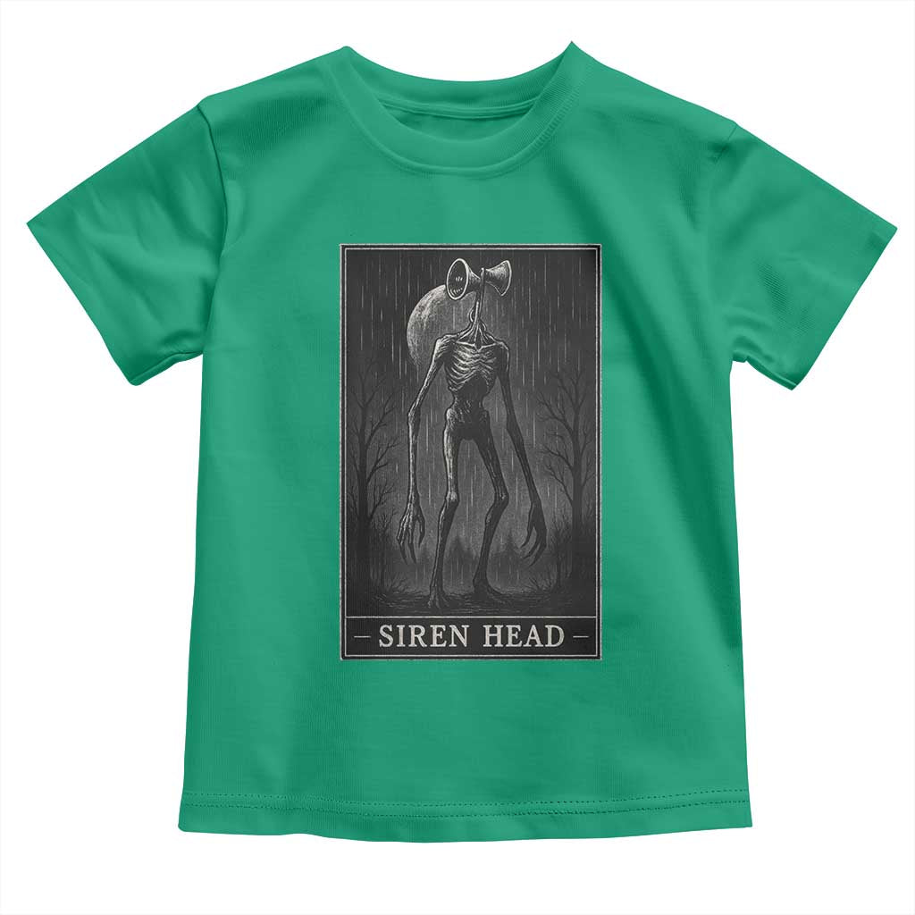 Siren Head Toddler T Shirt Tarot Card Horror American Cryptid TS10 Irish Green Print Your Wear