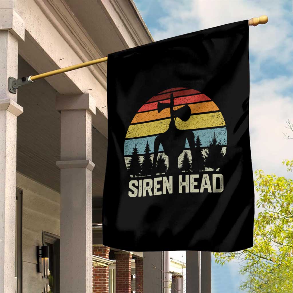 Siren Head Garden Flag Retro American Cryptid TS10 Print Your Wear