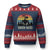 Siren Head Ugly Christmas Sweater Retro American Cryptid TS10 Navy Red Print Your Wear