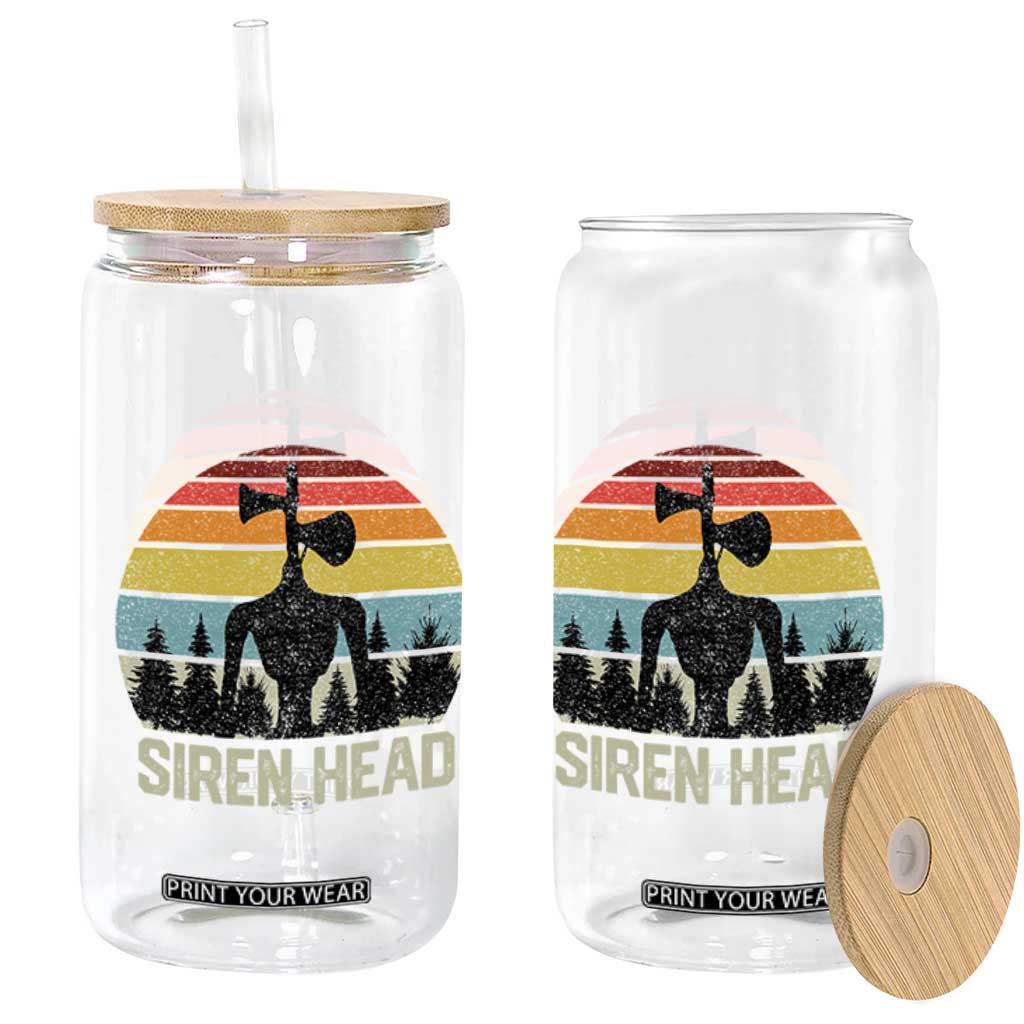 Siren Head Glass Can Retro American Cryptid TS10 Print Your Wear
