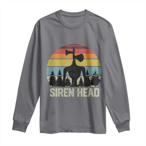 Siren Head Long Sleeve Shirt Retro American Cryptid TS10 Charcoal Print Your Wear