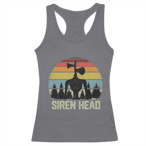 Siren Head Racerback Tank Top Retro American Cryptid TS10 Charcoal Print Your Wear