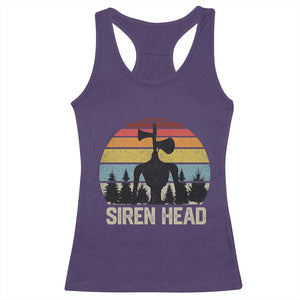 Siren Head Racerback Tank Top Retro American Cryptid TS10 Purple Print Your Wear