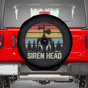 Siren Head Spare Tire Cover Retro American Cryptid TS10 Black Print Your Wear