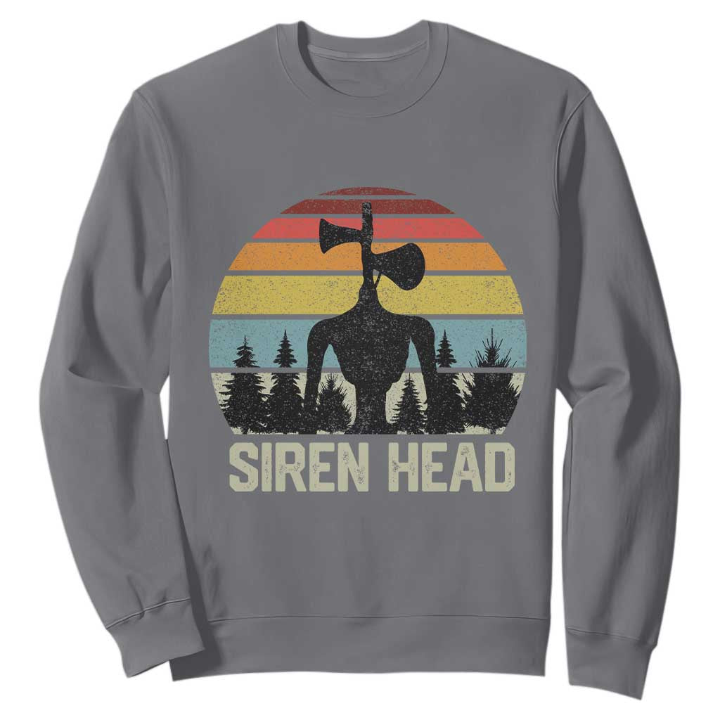 Siren Head Sweatshirt Retro American Cryptid TS10 Charcoal Print Your Wear