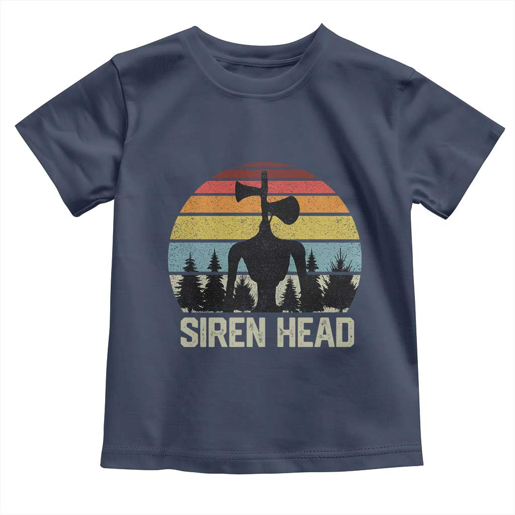 Siren Head Toddler T Shirt Retro American Cryptid TS10 Navy Print Your Wear