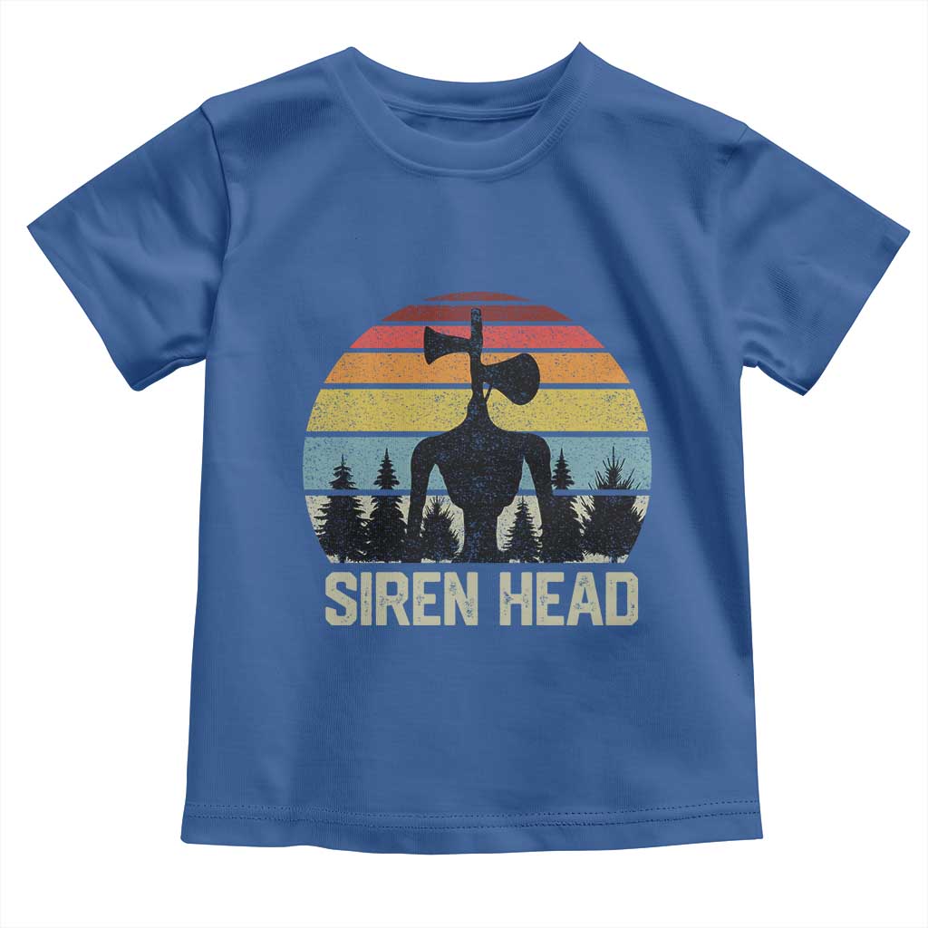 Siren Head Toddler T Shirt Retro American Cryptid TS10 Royal Blue Print Your Wear