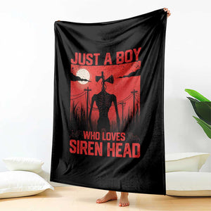 Siren Head Throw Blanket American Cryptid Lovers Boy TS10 Print Your Wear