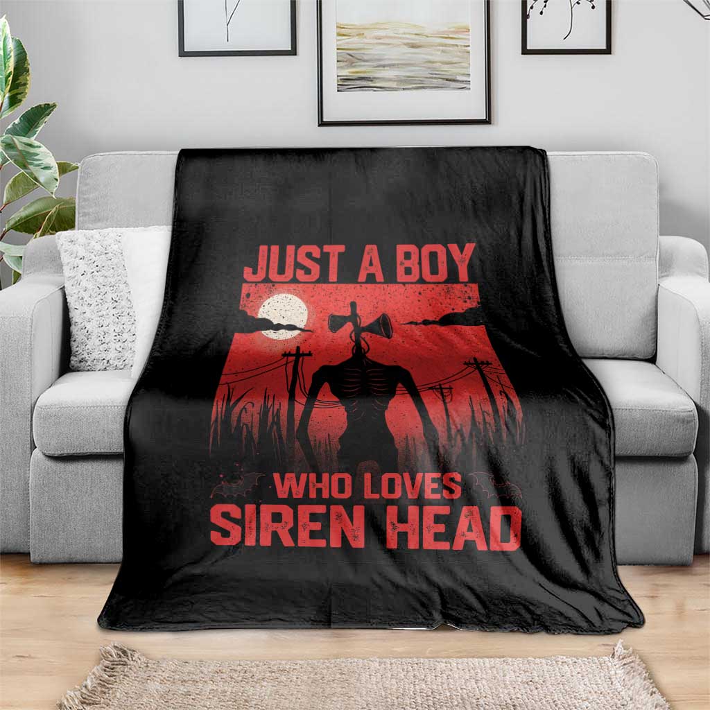 Siren Head Throw Blanket American Cryptid Lovers Boy TS10 Print Your Wear
