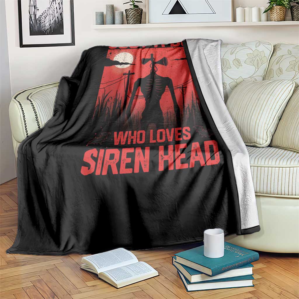 Siren Head Throw Blanket American Cryptid Lovers Boy TS10 Print Your Wear