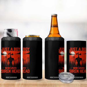 Siren Head 4 in 1 Can Cooler Tumbler American Cryptid Lovers Boy TS10 Print Your Wear
