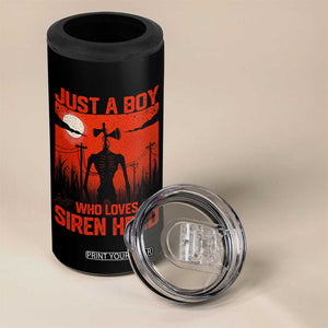 Siren Head 4 in 1 Can Cooler Tumbler American Cryptid Lovers Boy TS10 Print Your Wear