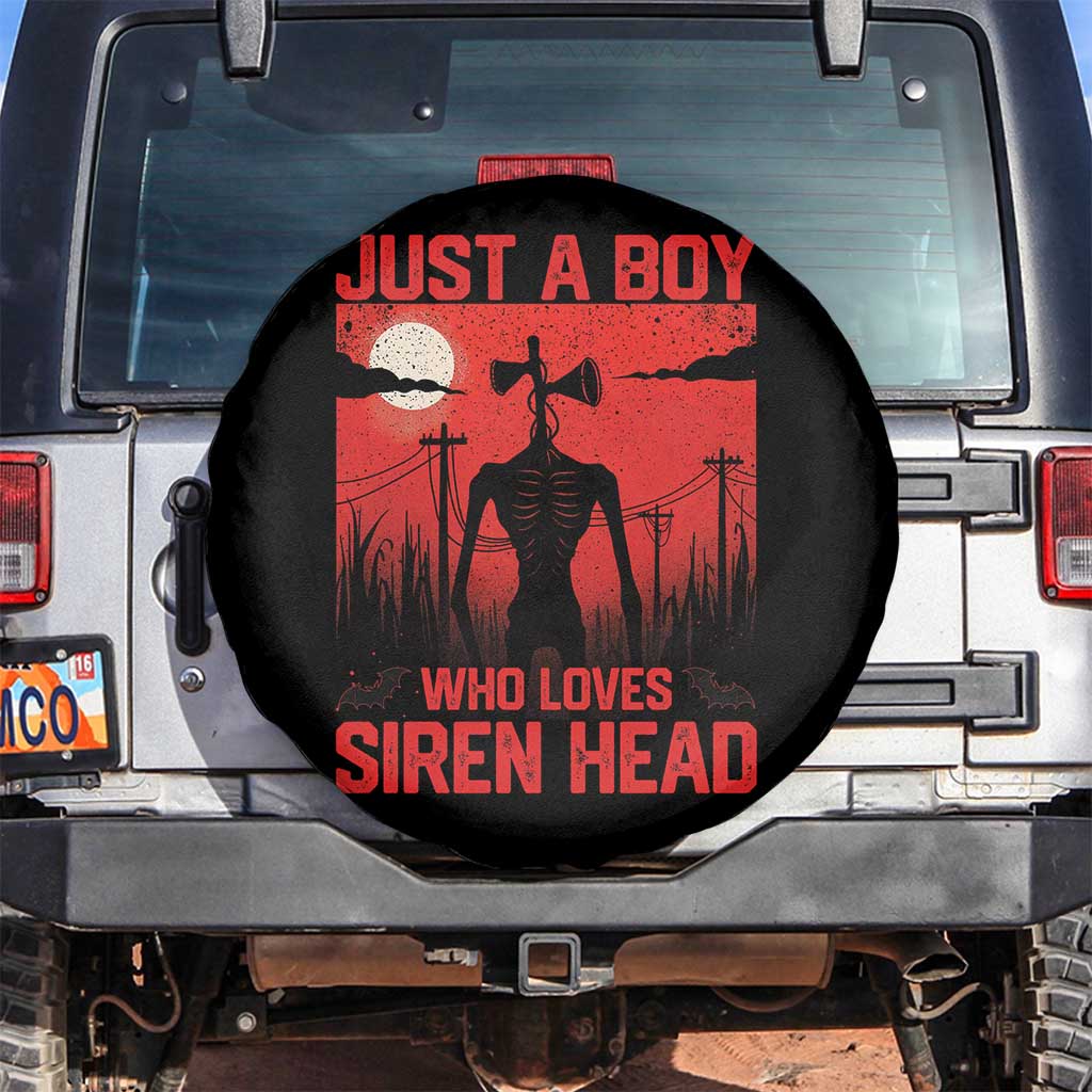 Siren Head Spare Tire Cover American Cryptid Lovers Boy TS10 No hole Black Print Your Wear