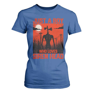 Siren Head T Shirt For Women American Cryptid Lovers Boy TS10 Royal Blue Print Your Wear