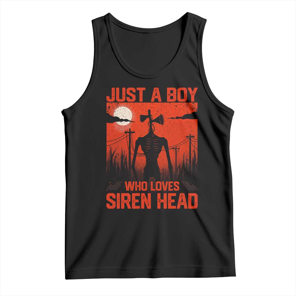 Siren Head Tank Top American Cryptid Lovers Boy TS10 Black Print Your Wear