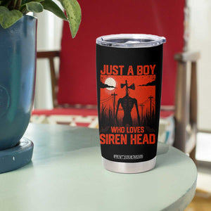 Siren Head Tumbler Cup American Cryptid Lovers Boy TS10 Print Your Wear