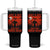 Siren Head Tumbler With Handle American Cryptid Lovers Boy TS10 One Size: 40 oz Black Print Your Wear