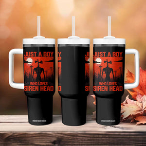 Siren Head Tumbler With Handle American Cryptid Lovers Boy TS10 Print Your Wear