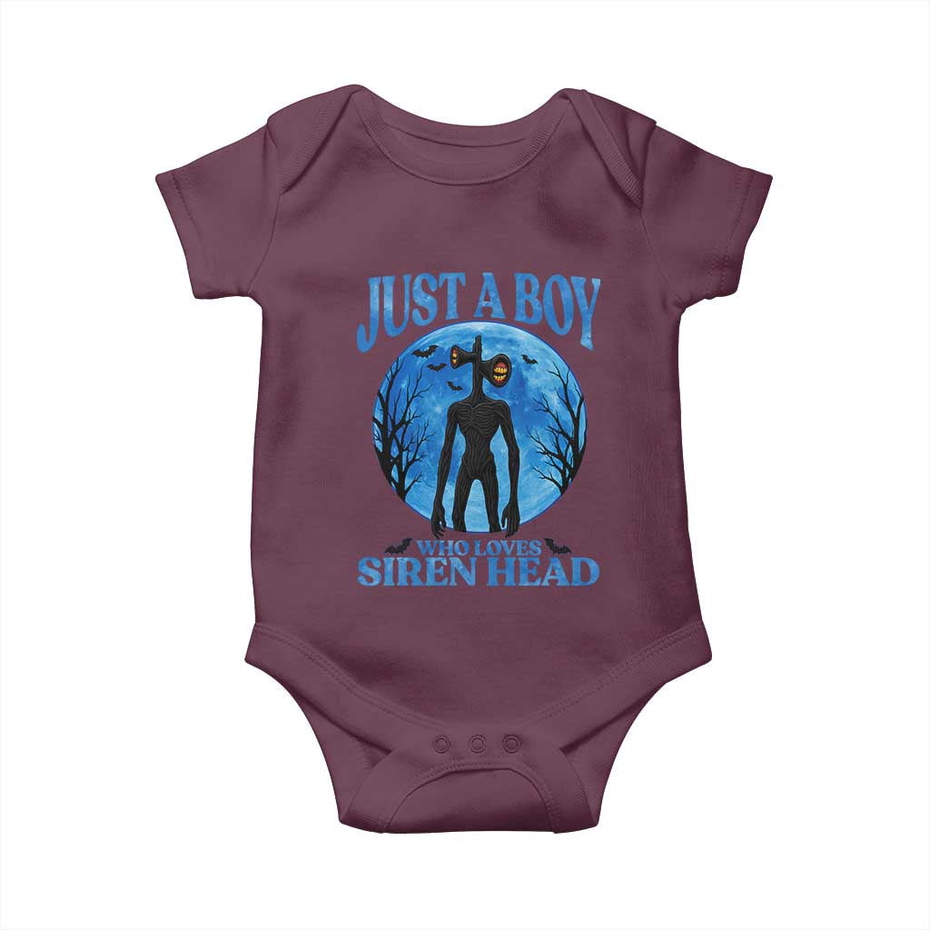 Siren Head Baby Onesie Supernatural American Cryptid Boys TS10 Maroon Print Your Wear