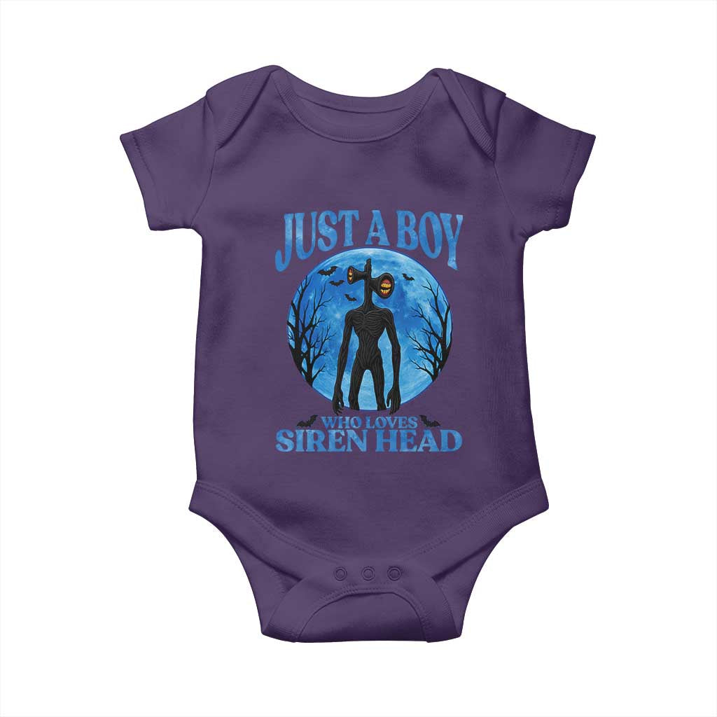 Siren Head Baby Onesie Supernatural American Cryptid Boys TS10 Purple Print Your Wear