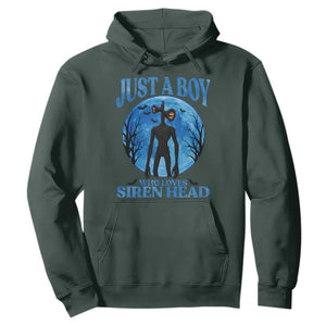 Siren Head Hoodie Supernatural American Cryptid Boys TS10 Dark Forest Green Print Your Wear