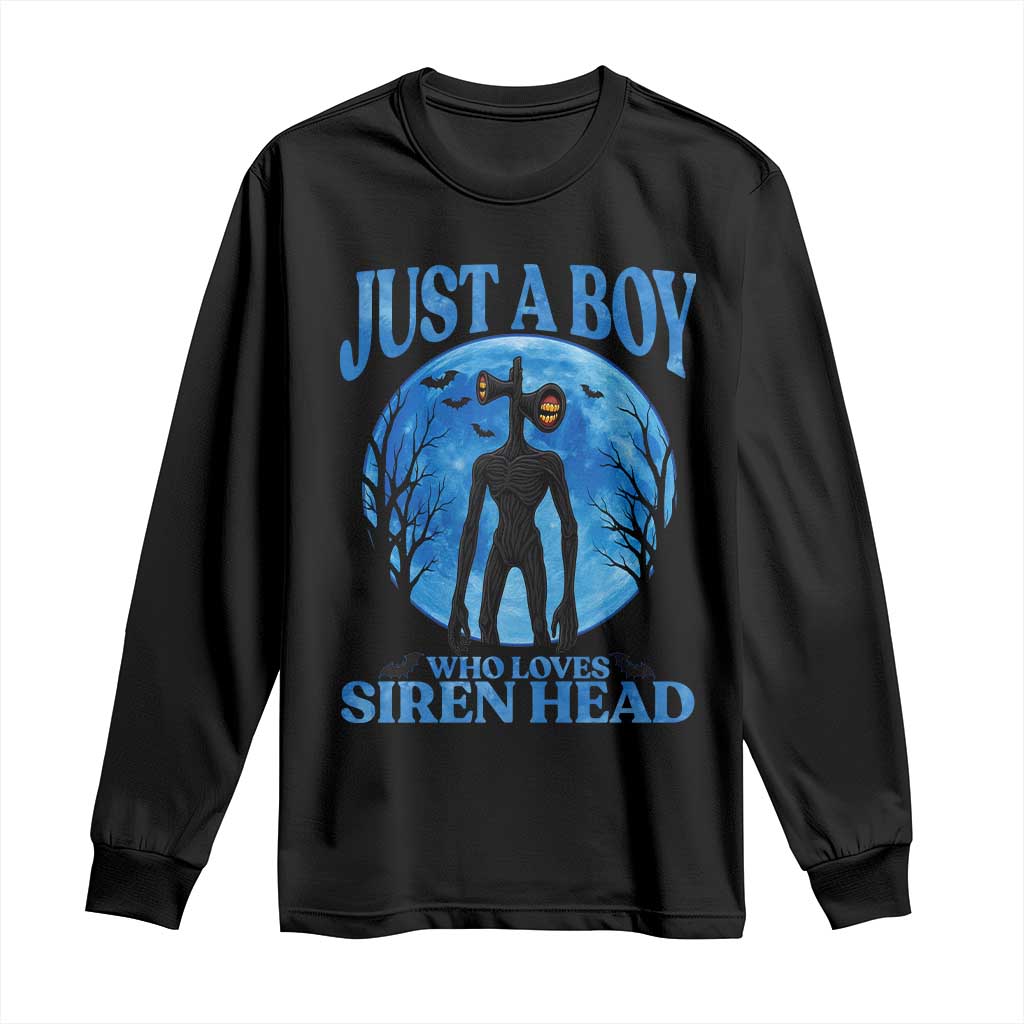 Siren Head Long Sleeve Shirt Supernatural American Cryptid Boys TS10 Black Print Your Wear