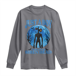 Siren Head Long Sleeve Shirt Supernatural American Cryptid Boys TS10 Charcoal Print Your Wear