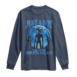 Siren Head Long Sleeve Shirt Supernatural American Cryptid Boys TS10 Navy Print Your Wear