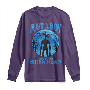 Siren Head Long Sleeve Shirt Supernatural American Cryptid Boys TS10 Purple Print Your Wear