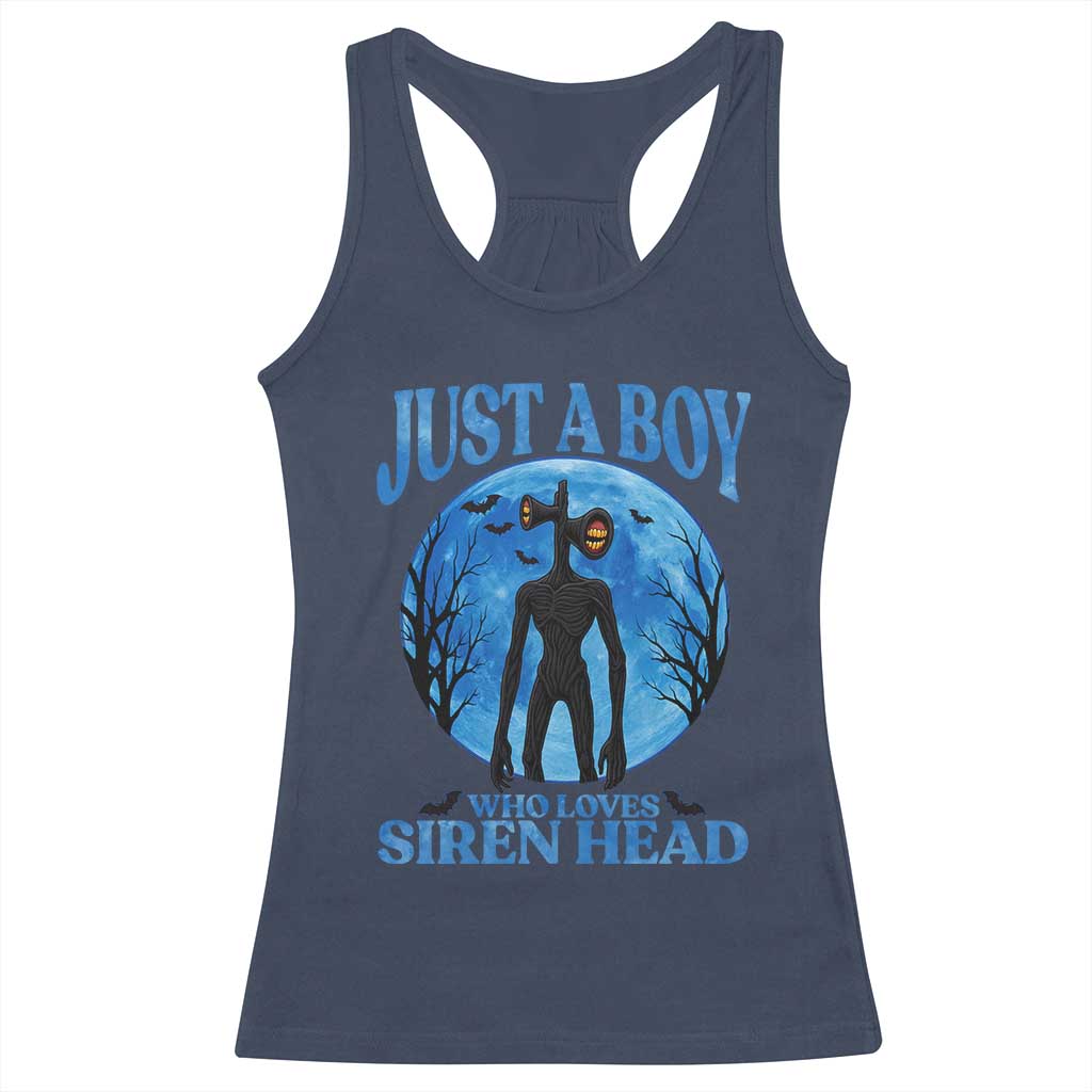 Siren Head Racerback Tank Top Supernatural American Cryptid Boys TS10 Navy Print Your Wear