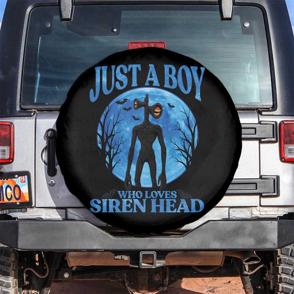 Siren Head Spare Tire Cover Supernatural American Cryptid Boys TS10 No hole Black Print Your Wear