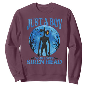 Siren Head Sweatshirt Supernatural American Cryptid Boys TS10 Maroon Print Your Wear