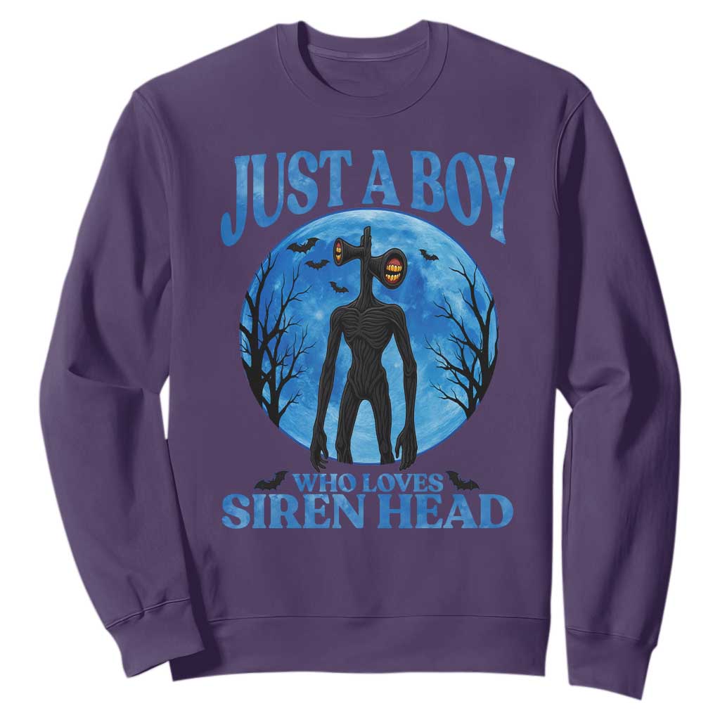 Siren Head Sweatshirt Supernatural American Cryptid Boys TS10 Purple Print Your Wear