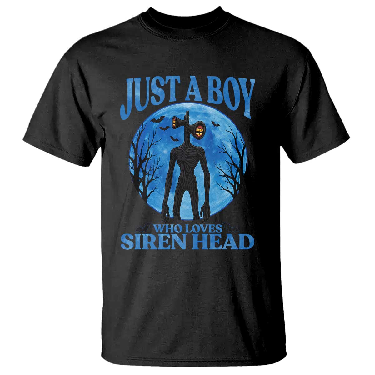 Siren Head T Shirt Supernatural American Cryptid Boys TS10 Black Print Your Wear
