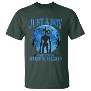 Siren Head T Shirt Supernatural American Cryptid Boys TS10 Dark Forest Green Print Your Wear