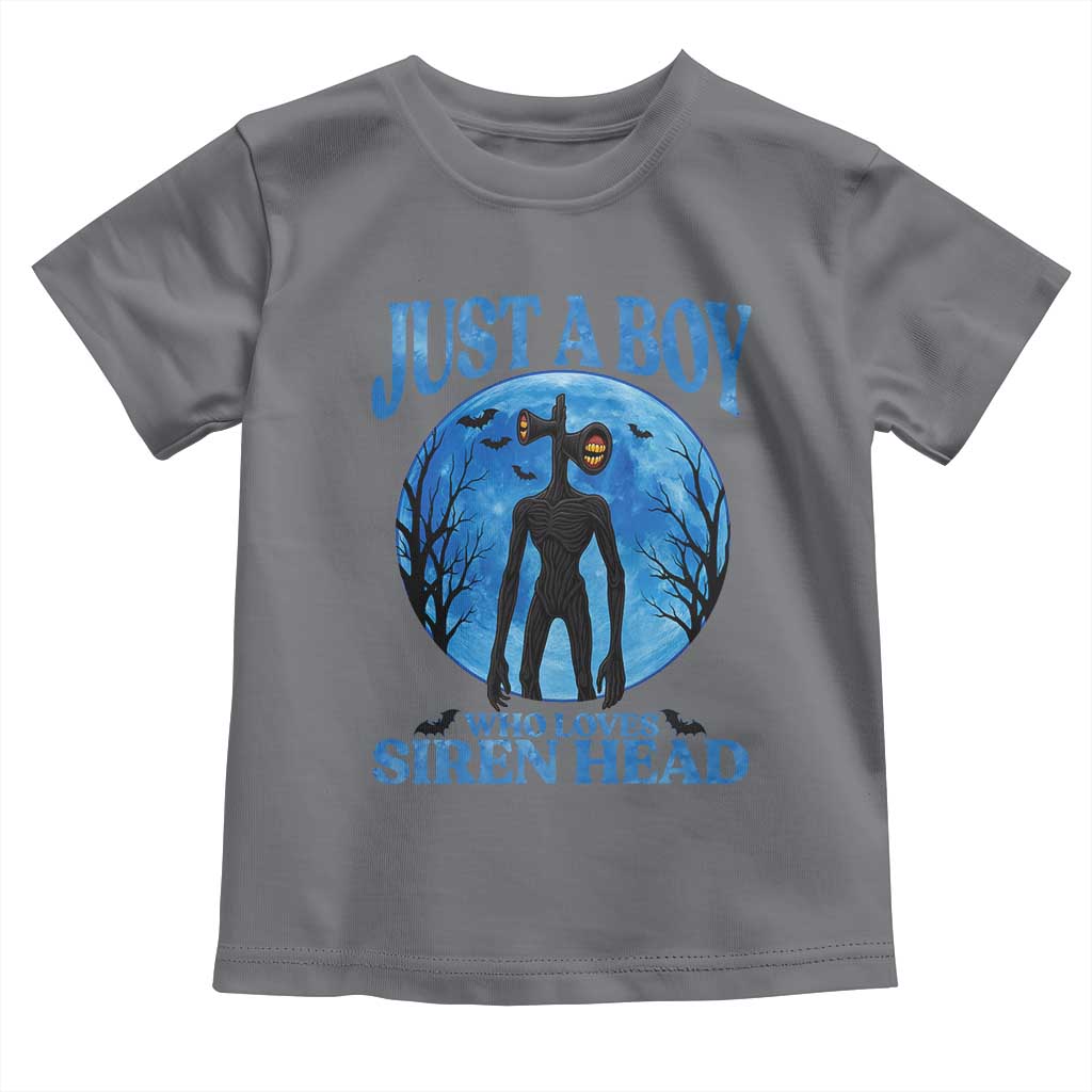 Siren Head Toddler T Shirt Supernatural American Cryptid Boys TS10 Charcoal Print Your Wear