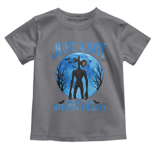 Siren Head Toddler T Shirt Supernatural American Cryptid Boys TS10 Charcoal Print Your Wear