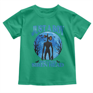 Siren Head Toddler T Shirt Supernatural American Cryptid Boys TS10 Irish Green Print Your Wear