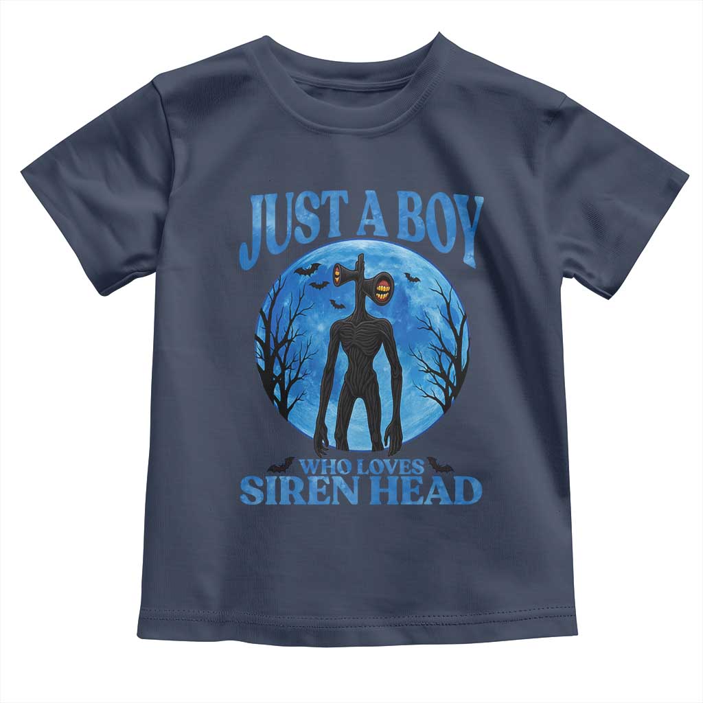 Siren Head Toddler T Shirt Supernatural American Cryptid Boys TS10 Navy Print Your Wear