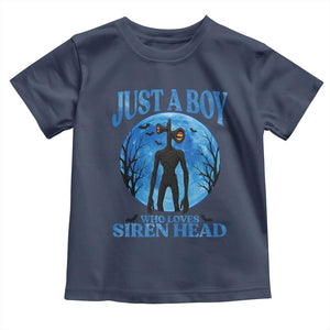 Siren Head Toddler T Shirt Supernatural American Cryptid Boys TS10 Navy Print Your Wear