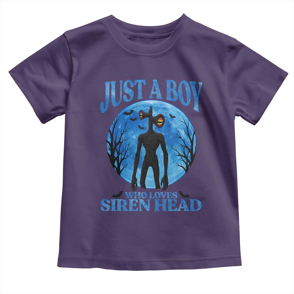 Siren Head Toddler T Shirt Supernatural American Cryptid Boys TS10 Purple Print Your Wear