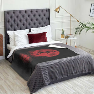 Siren Head Throw Blanket Supernatural American Cryptid Full Blood Moon Halloween TS10 Print Your Wear