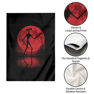 Siren Head Garden Flag Supernatural American Cryptid Full Blood Moon Halloween TS10 Print Your Wear
