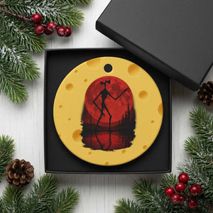 Siren Head Ceramic Ornament Supernatural American Cryptid Full Blood Moon Halloween TS10 1pc Yellow Cheese Print Your Wear
