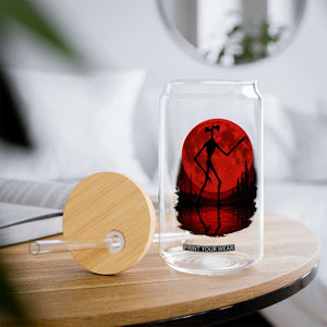 Siren Head Glass Can Supernatural American Cryptid Full Blood Moon Halloween TS10 Print Your Wear