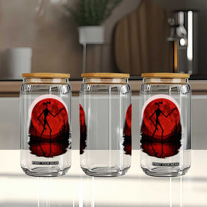 Siren Head Glass Can Supernatural American Cryptid Full Blood Moon Halloween TS10 Print Your Wear