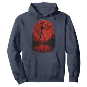 Siren Head Hoodie Supernatural American Cryptid Full Blood Moon Halloween TS10 Navy Print Your Wear