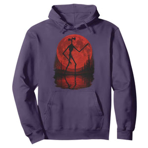 Siren Head Hoodie Supernatural American Cryptid Full Blood Moon Halloween TS10 Purple Print Your Wear